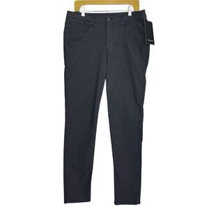 Lululemon ABC Pant Slim Tech Canvas Size 33x34 Dark Gray Trouser Work Preppy NWT